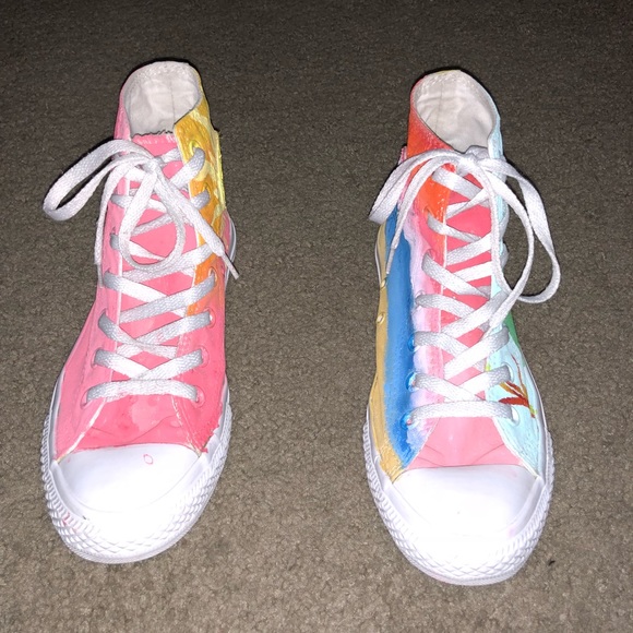 painted converse high tops